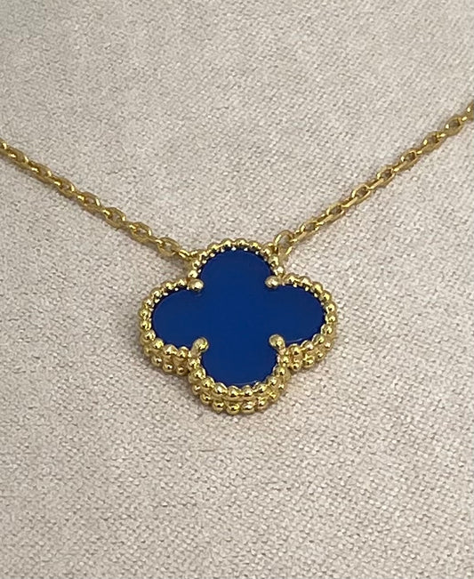 Clover Pendant 18K  Gold Plated 925 Sterling Silver 1 motif Clover Pendant