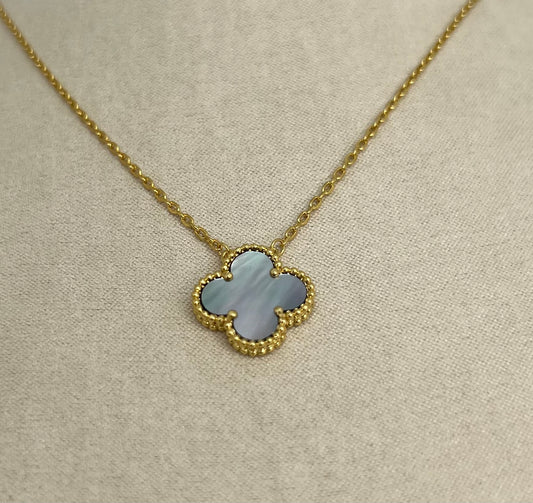 Clover Pendant 18K  Gold Plated 925 Sterling Silver 1 motif Clover Pendant