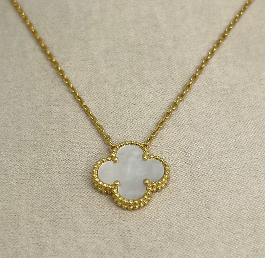 Clover Pendant 18K  Gold Plated 925 Sterling Silver 1 motif Clover Pendant