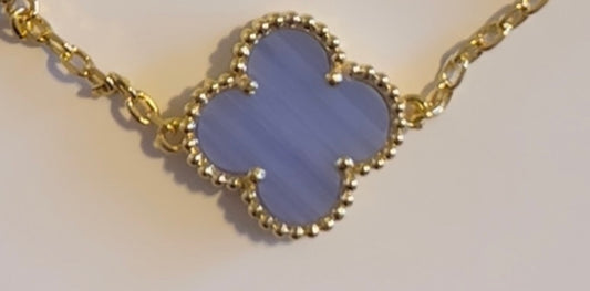 Clover Pendant 18K  Gold Plated 925 Sterling Silver 1 motif Clover Pendant