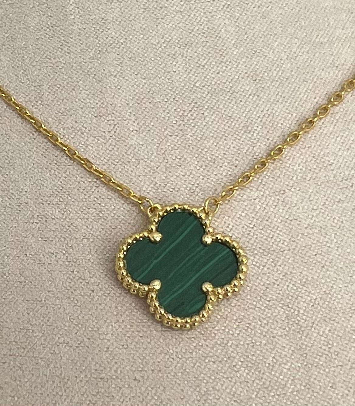 Clover Pendant 18K  Gold Plated 925 Sterling Silver 1 motif Clover Pendant